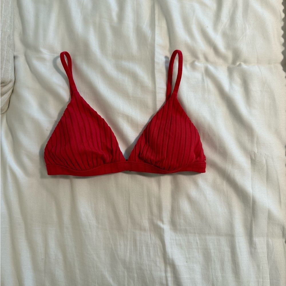 Billabong Red Triangle Bikini Top